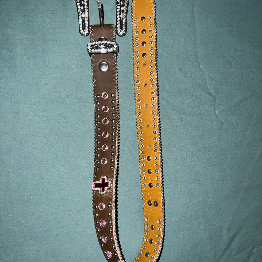 Brown and Pink kids Belt